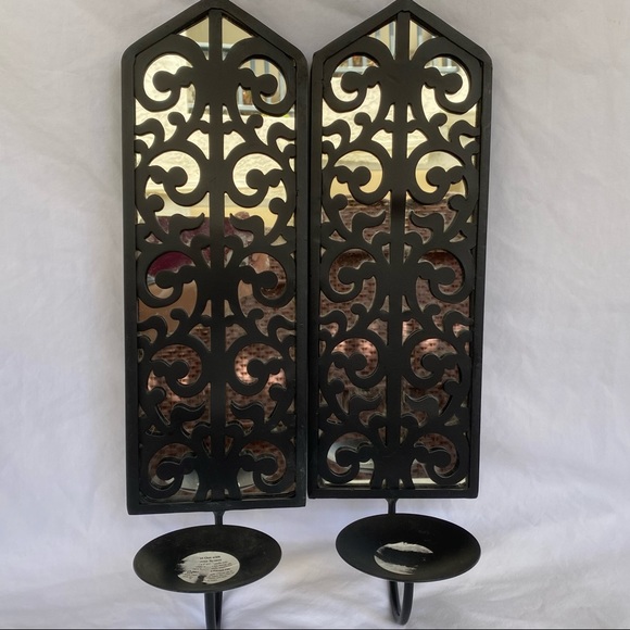 World Market Wrought Iron Wall Sconces - Picture 1 of 16